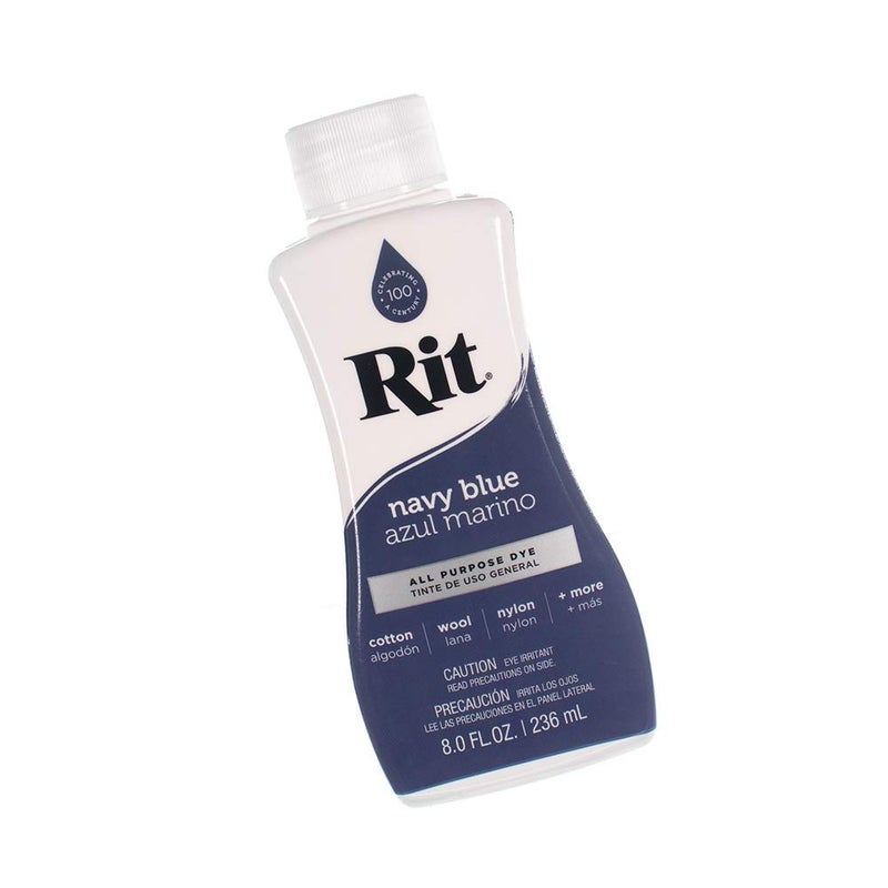 Craft County Rit Dye Liquid â€“ Wide Selection of Colors â€“ 8 Oz. (Navy Blue) - Image 2