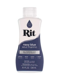 RIT Rit Dye Liquid – Wide Selection of Colors – 8 Oz. (Navy Blue) 
