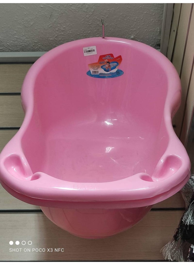 Baby bathtub – safe and comfortable | Practical design for infants | Suitable for home bathrooms om - Image 1