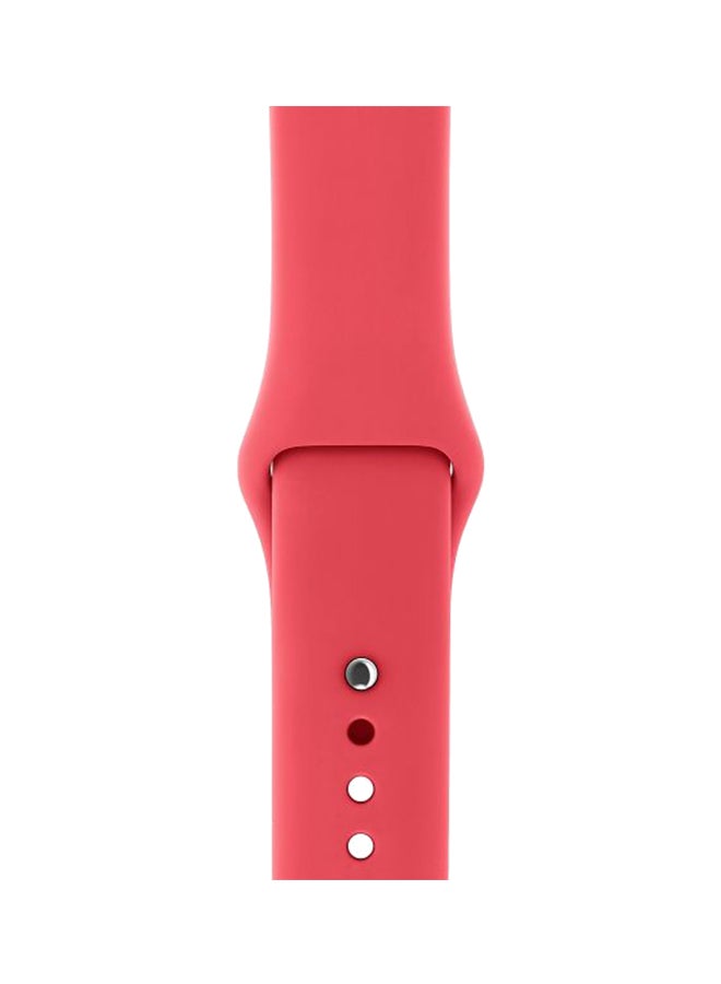 Sports Wrist Band For Apple Watch 38 mm Red