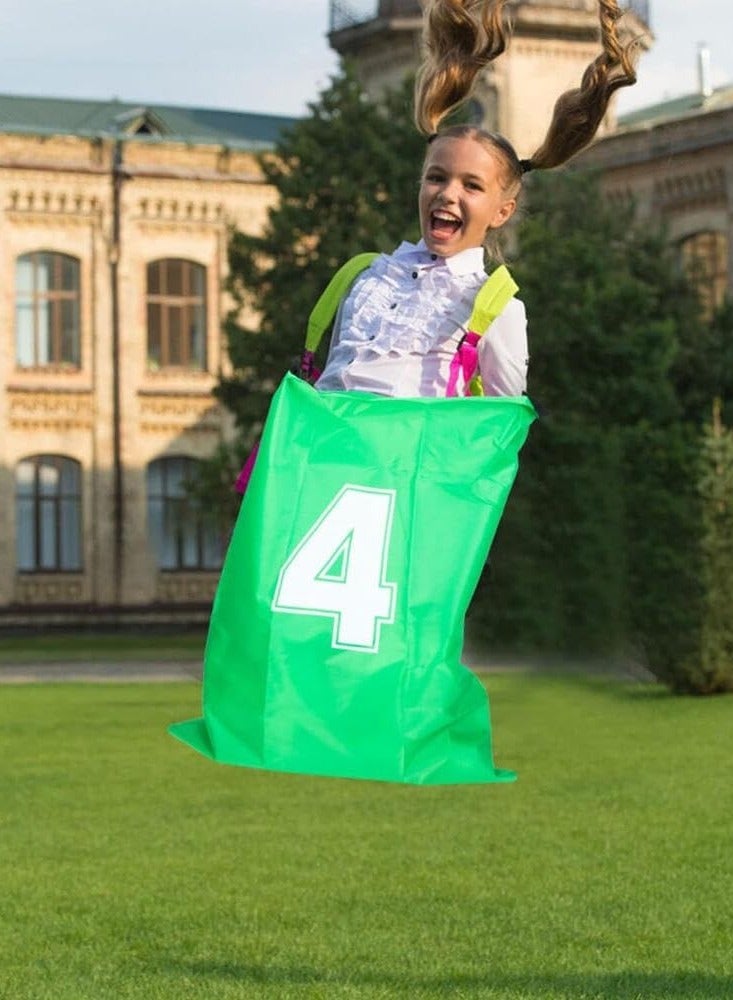 Bukela 4Pcs Potato Sack Race Bags,Outdoor Racing Jumping Bags for Kids,Kids Kangaroo Jumping Bag Balance Training Toys,Multi-Colored Sack Race Set for Birthday Party Sports Day Family Reunions  - Image 3
