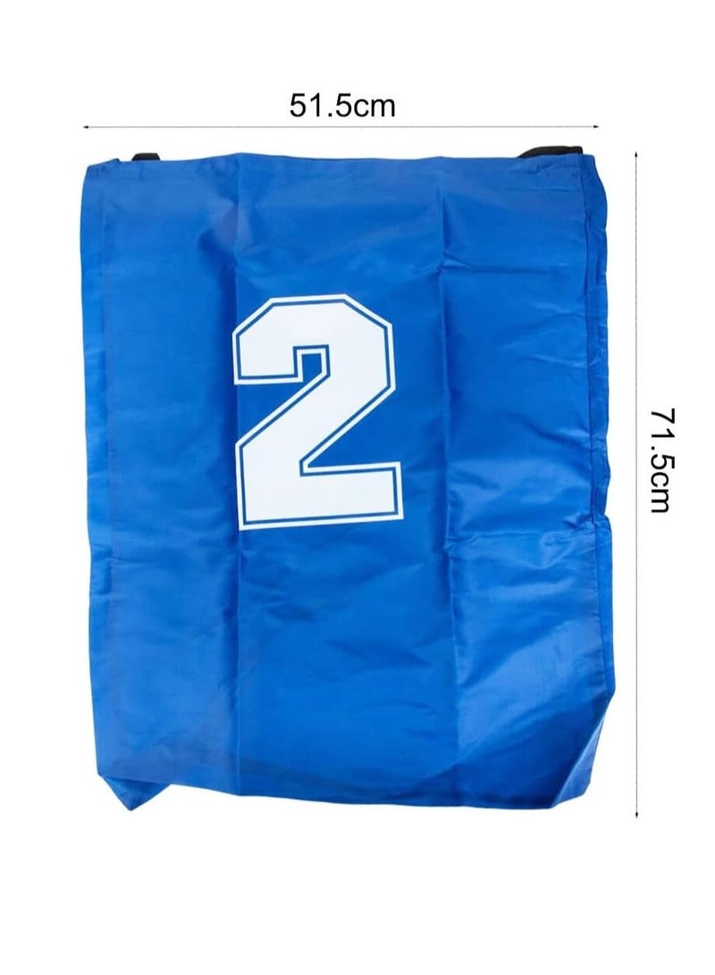 Bukela 4Pcs Potato Sack Race Bags,Outdoor Racing Jumping Bags for Kids,Kids Kangaroo Jumping Bag Balance Training Toys,Multi-Colored Sack Race Set for Birthday Party Sports Day Family Reunions  - Image 2