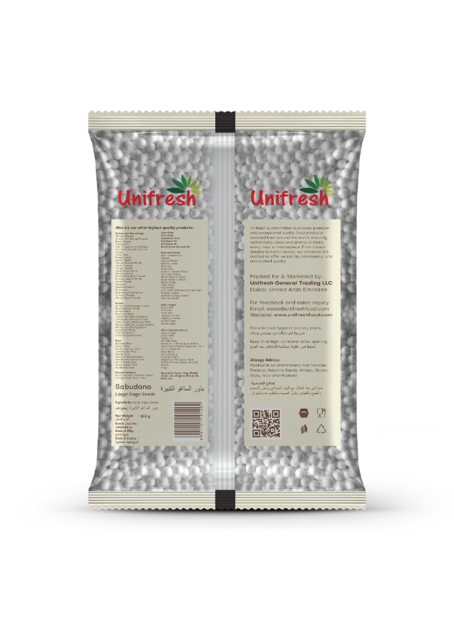 Unifresh بذور السابودانا الهندية البيضاء - Image 2