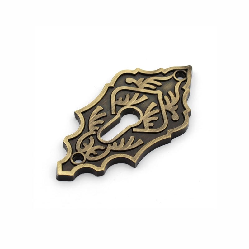 ABVIN Vintage Lotus Keyhole with Design Key Hole for Lock 1 pcs  - Image 1
