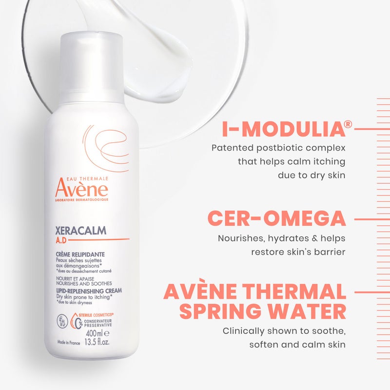 Avene XeraCalm A.D Lipid-Replenishing Cream, Atopic Dermatitis, Eczema-Prone, No Preservatives, Fragrance-Free, 6.7 Oz - Image 5