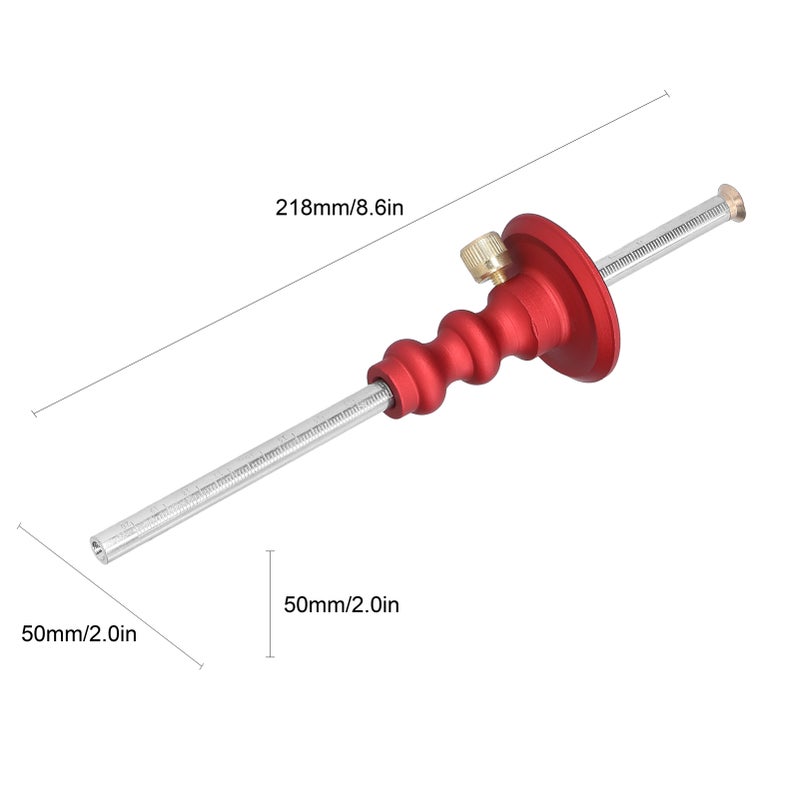 Woodworking Scriber Ruler 0-200mm Wood Marking Gauge Mortise Scribe Tool for Carpenter - Image 3