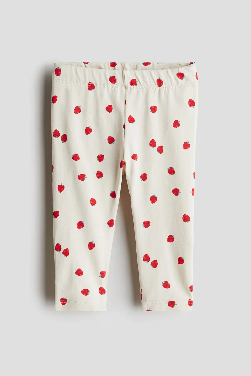 H&M Printed cotton leggings