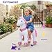 PonyCycle Ride on Unicorn Ride on Toys for Girls Riding Pink Unicorn Rocking Horse Essential Model E with Brake 30 HeightSize 3 for Age 34 Rideon Animals Plush Pony Toys E312 - Image 4