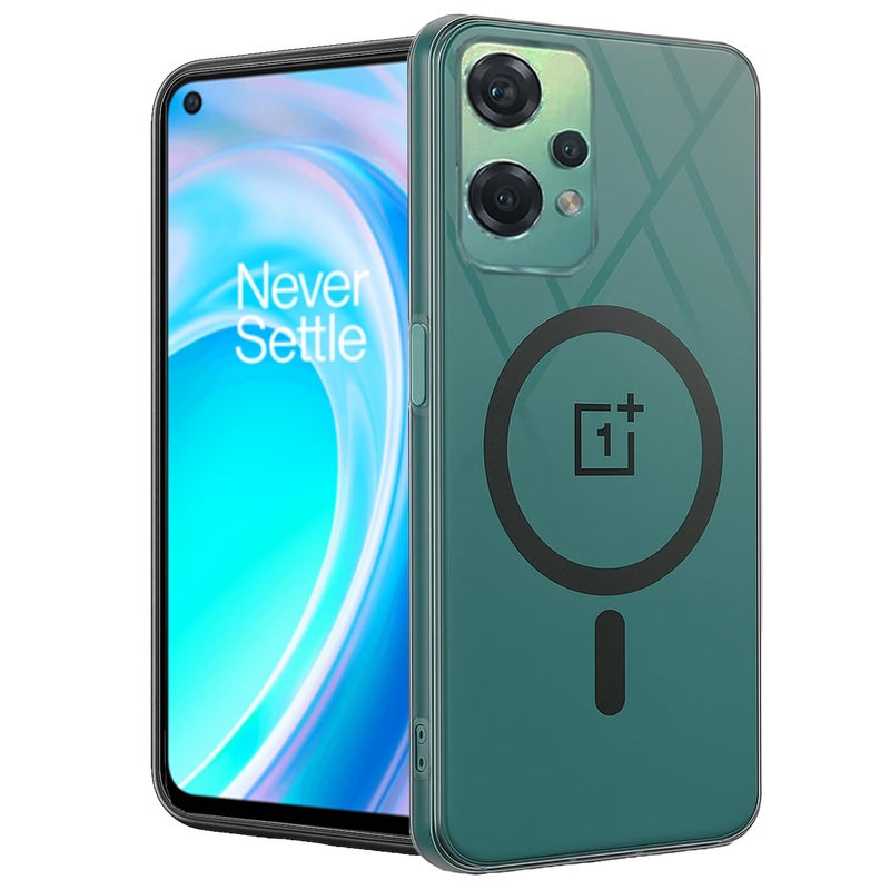 SHINESTAR Shockproof Ultra-Hybrid Back Cover for OnePlus Nord CE 2 Lite 5G | Crystal Clear Slim Transparent Case | Stylish Design | Compatible Only with Magnetic Accessories – Black - Image 5