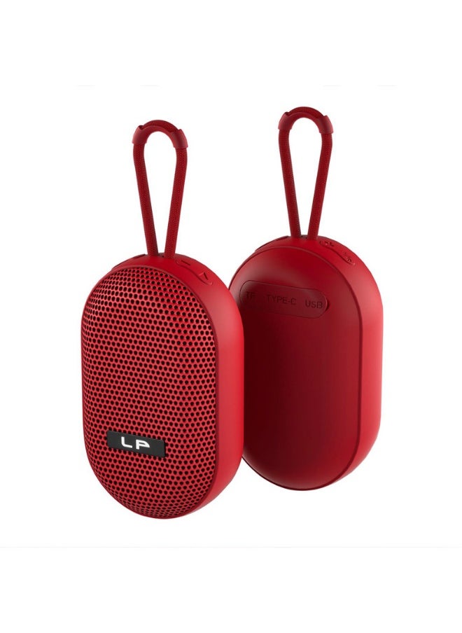 LP Waterproof Bluetooth Speaker Heavy Subwoofer Outdoor Portable High-power Cycling Mini Home Desktop Bathroom Speaker 