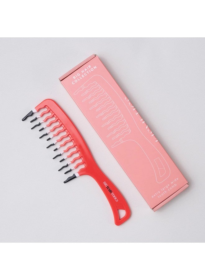 KISMETICS Big Hair Tools Extra Large Wide Tooth Comb Wavy Wide Tooth Comb Big Handle For Firmer Grip Long Tooth Shower Comb Detangles Curly Wavy Thick Or Long Hair - Image 4