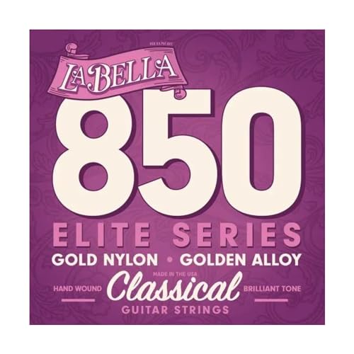 La Bella 850 Elite Gold Nylon Golden Alloy Classical Guitar String - Image 2