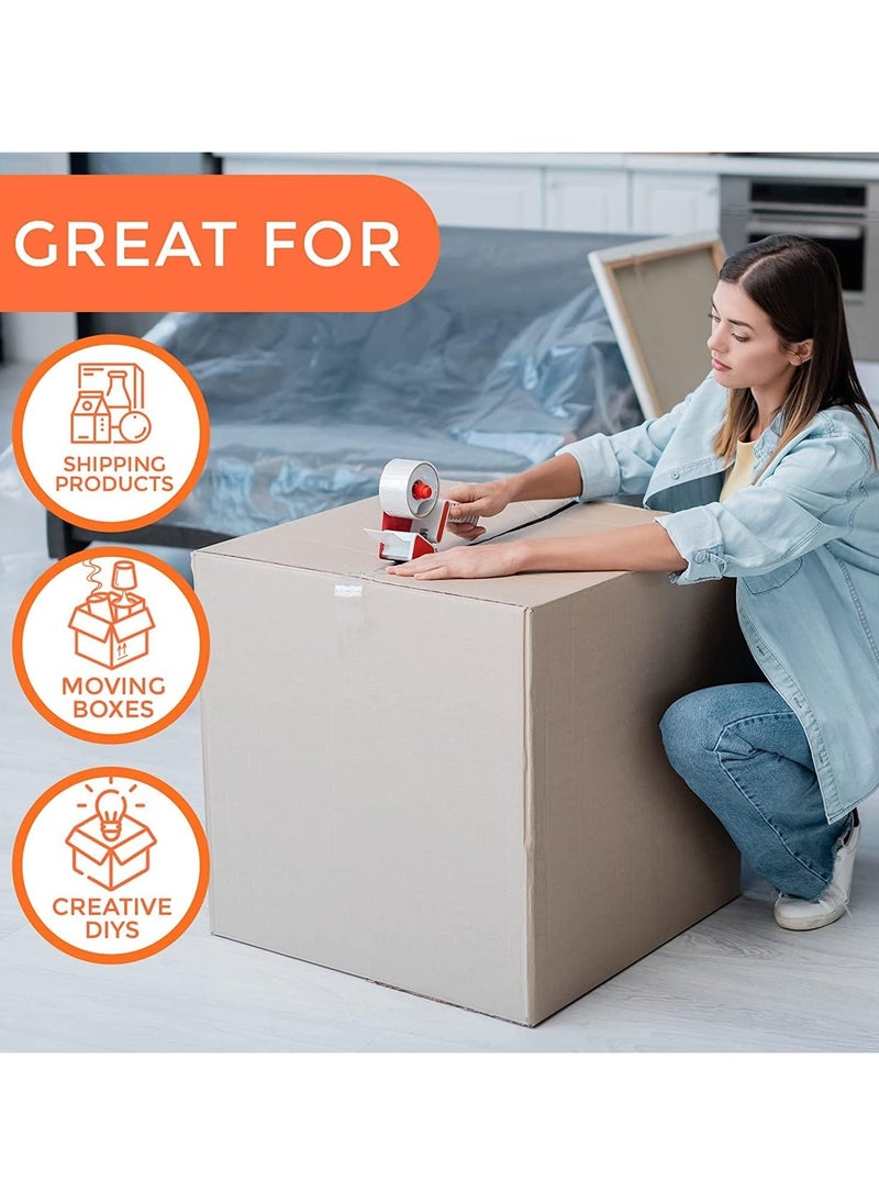 MARKQ Clear Packing Tape | 2 inches x 50 yards Strong Heavy Duty Packaging Tape for Sealing Parcel Boxes, Moving Boxes Houses, Large Postal Bags, Office Supplies [36 Rolls]  - Image 4