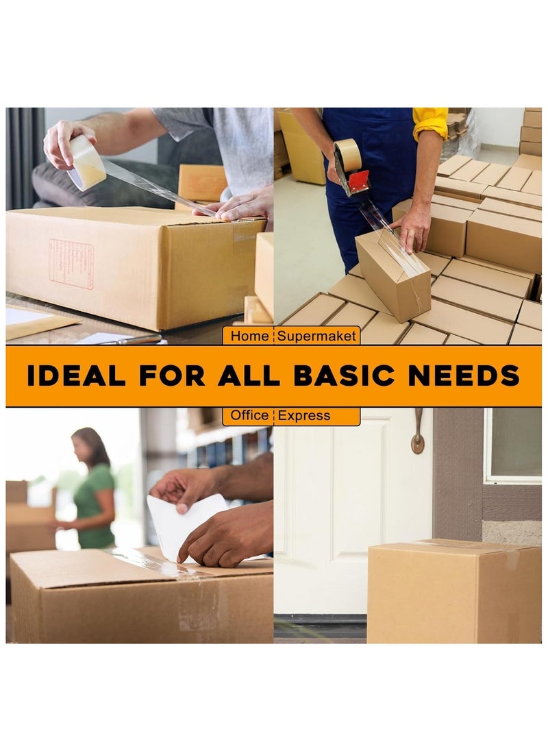 Clear Packing Tape | 2 inches x 50 yards Strong Heavy Duty Packaging Tape for Sealing Parcel Boxes, Moving Boxes Houses, Large Postal Bags, Office Supplies [36 Rolls]