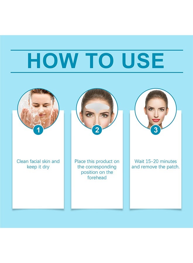 OUHOE Forehead Line Diminish Patch - Fade and Smooth Wrinkles Lift and Tighten Facial Skin Anti Wrinkle Patch 3Pieces - Image 5