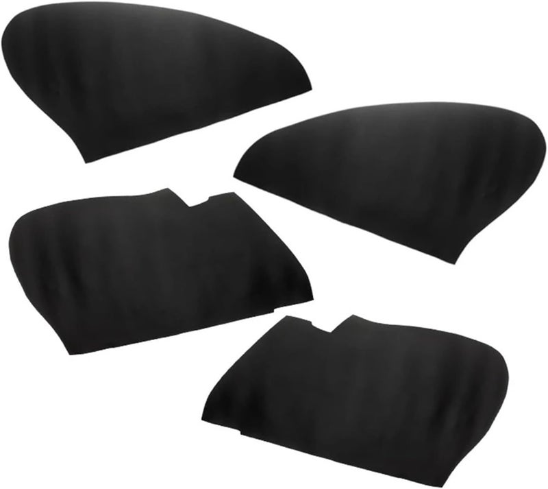 QASULER Microfiber Leather Door Handle Covers for Jazz 2004-2007 - Image 2