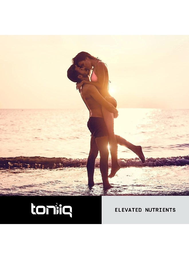 Toniiq - Single Origin Wildcrafted Maca Root Capsules - Ultra High Strength - 10,000Mg 20X Concentrated Extract - The Strongest Peruvian Maca Root Powder Available - Gelatinized Black, Red And Yellow Complex - Image 1