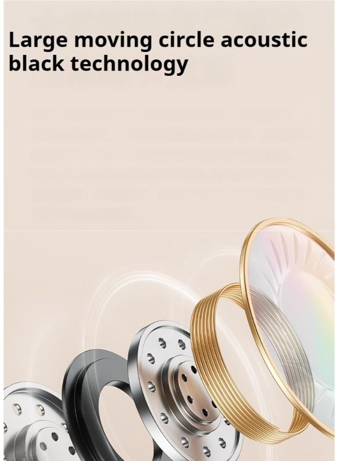 Wireless On-Ear Headphones,  58H Playtime, Bluetooth 5.3, Lightweight and Comfortable, App Connectivity, Multipoint Connection (Black)  - Image 2