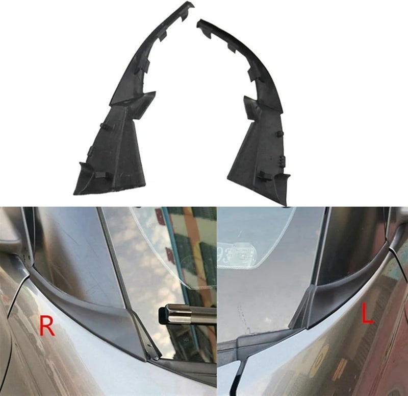 Wivplex 4Pcs Windshield Wiper Cowl Trim for Nissan Kicks - Image 5