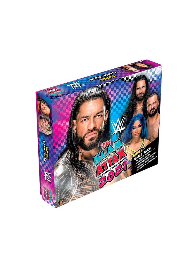 Topps Topps WWE Slam Attax 2021 Edition (Super Game Pack) I WWE Cards | WWE Slam Cards | Slam Attax | Slam Attax Cards | Bonanza Pack | Includes Collector Binder and Game mat  - Image 2