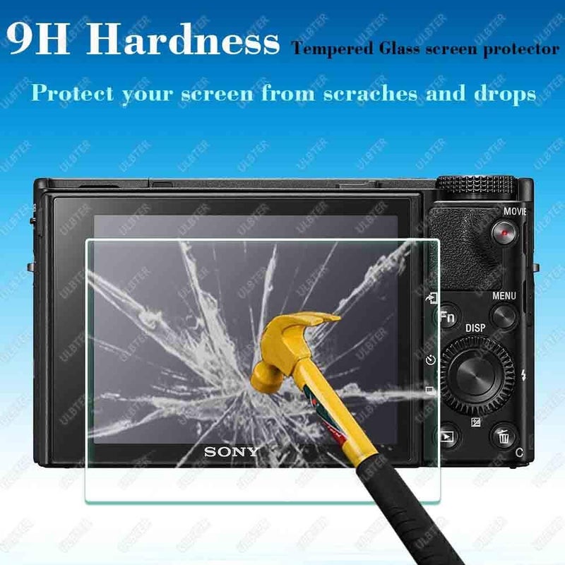 ULBTER Screen Protector for Sony RX100 VI RX100 V RX100 IV RX100 III RX100 II RX100 I Digital Camera, 0.3mm 9H Hardness Tempered Glass Saver Anti-Scrach Anti-Bubble [3 Pack] - Image 3