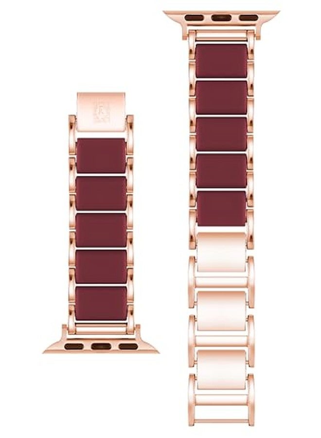 Anne Klein Silicone Fashion Bracelet for Apple Watch, Secure, Adjustable, Apple Watch Replacement Band, Fits Most Wrists - Image 2