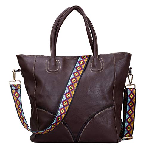 ZANQANO Crossbody Strap for Purses Replacement Adjustable Guitar Multicolor Style Handbag Straps (Rhombus Y) - Image 3