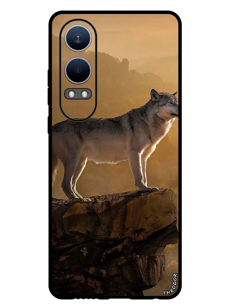 Theodor Protective Case Anti Scratch Shock Proof Bumper Cover For Oppo K12x (China) Real Wolf - Image 1