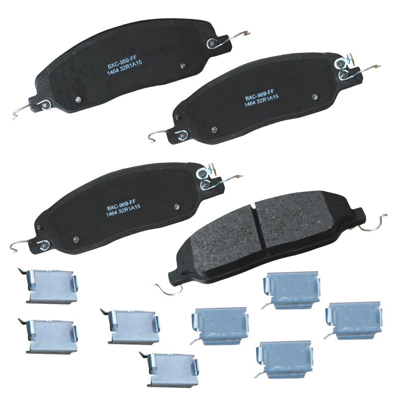 Bendix Premium SBC1464 Ceramic Front Brake Pads for Ford Mustang 2014-2011 - Image 3