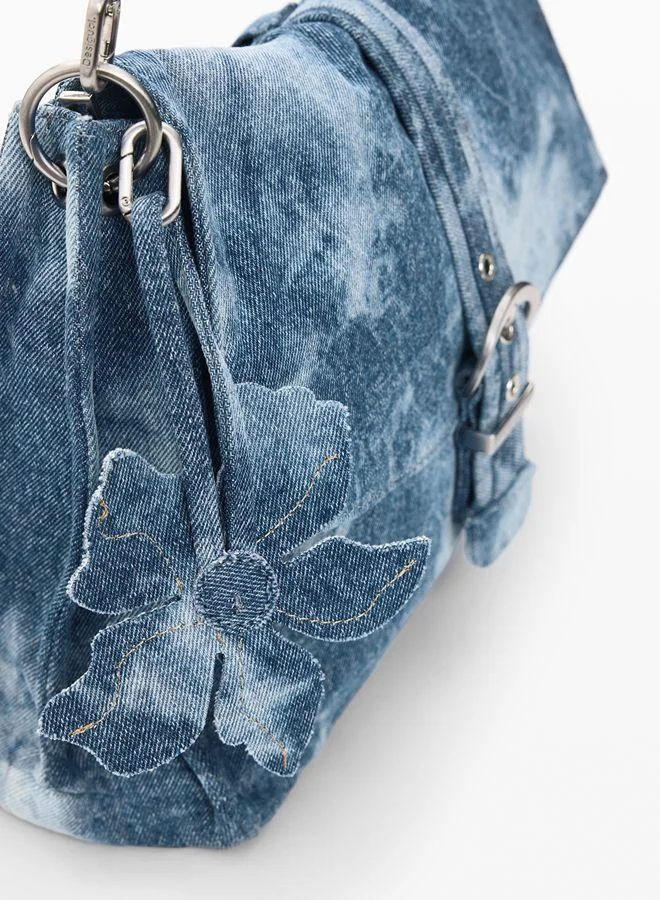 Desigual Blue Medium denim bag for Women | Best Price UAE