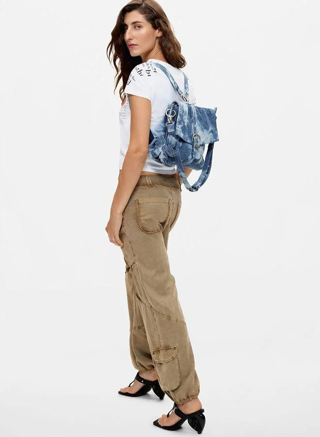 Desigual Blue Medium denim bag for Women | Best Price UAE