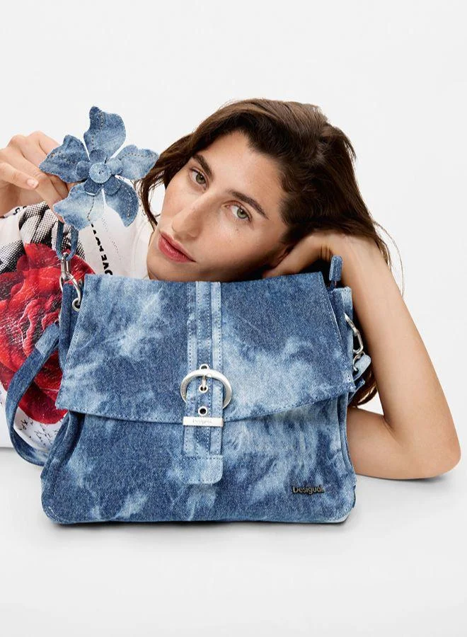 Desigual Blue Medium denim bag for Women | Best Price UAE