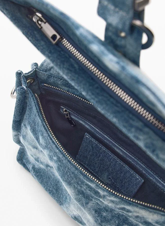 Desigual Blue Medium denim bag for Women | Best Price UAE