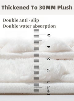 Lullaxx Lullaxx Premium Bathroom Rug - Super Absorbent Non - Slip Mat - Plush Cloud - Like Velvet Memory Foam - Thickened 30MM for Ultimate Comfort  - Image 4