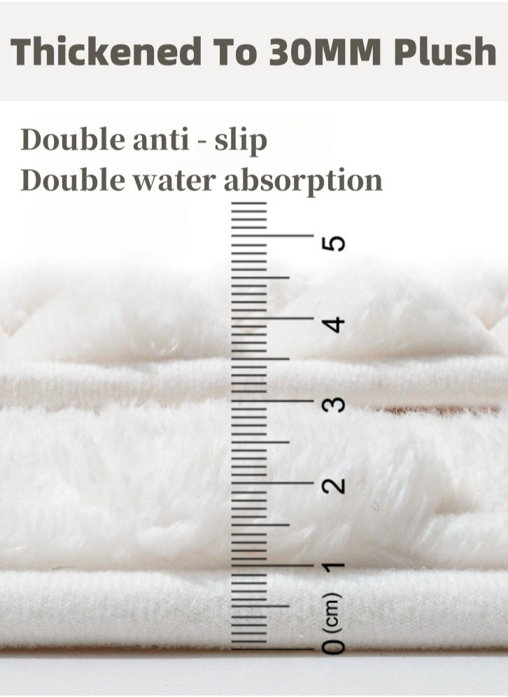 Lullaxx Lullaxx Premium Bathroom Rug - Super Absorbent Non - Slip Mat - Plush Cloud - Like Velvet Memory Foam - Thickened 30MM for Ultimate Comfort  - Image 4