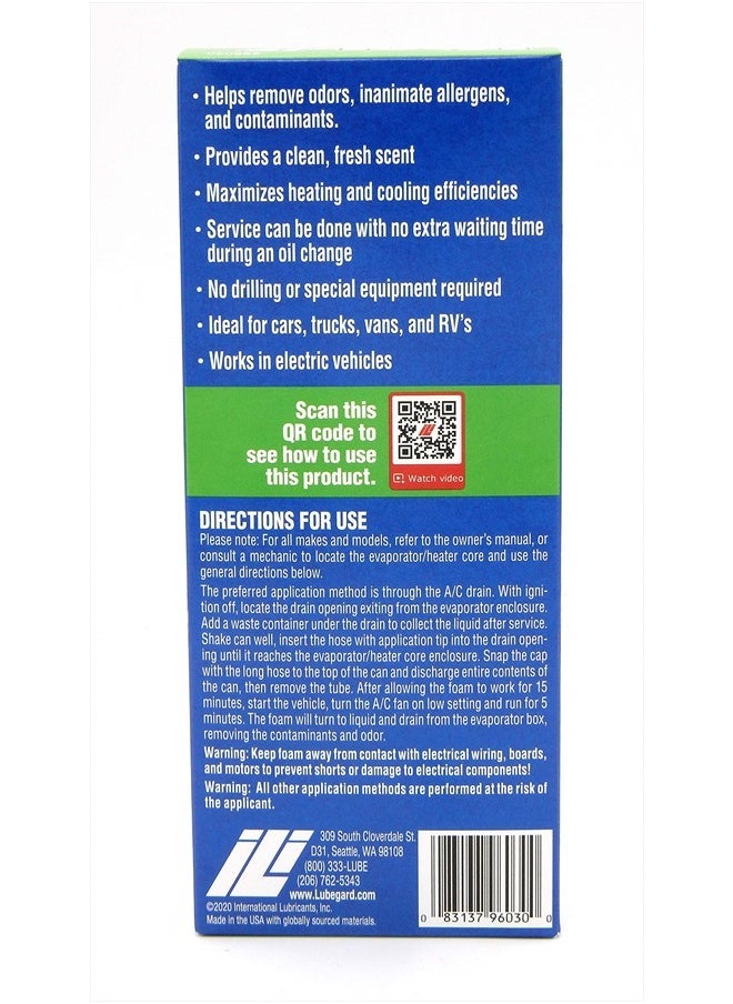 Lubegard 96030 Kool-It Evaporator and Heater Foam Cleaner  - Image 3