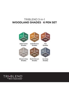 Spectrum Noir Triblend Alcohol 3 Blend Marker Pens-Woodland Shades-Pack Of 6 - pzsku/ZDBB263FC936A4AEA80C4Z/45/_/1732780913/a73c5c50-1138-4c80-a6cb-f430c77c2ee6