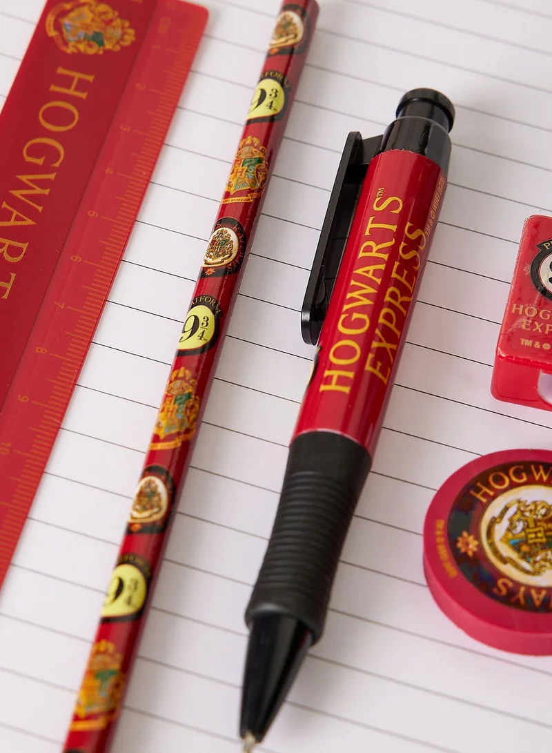 Harry Potter Red Stationery Set Hogwarts Express