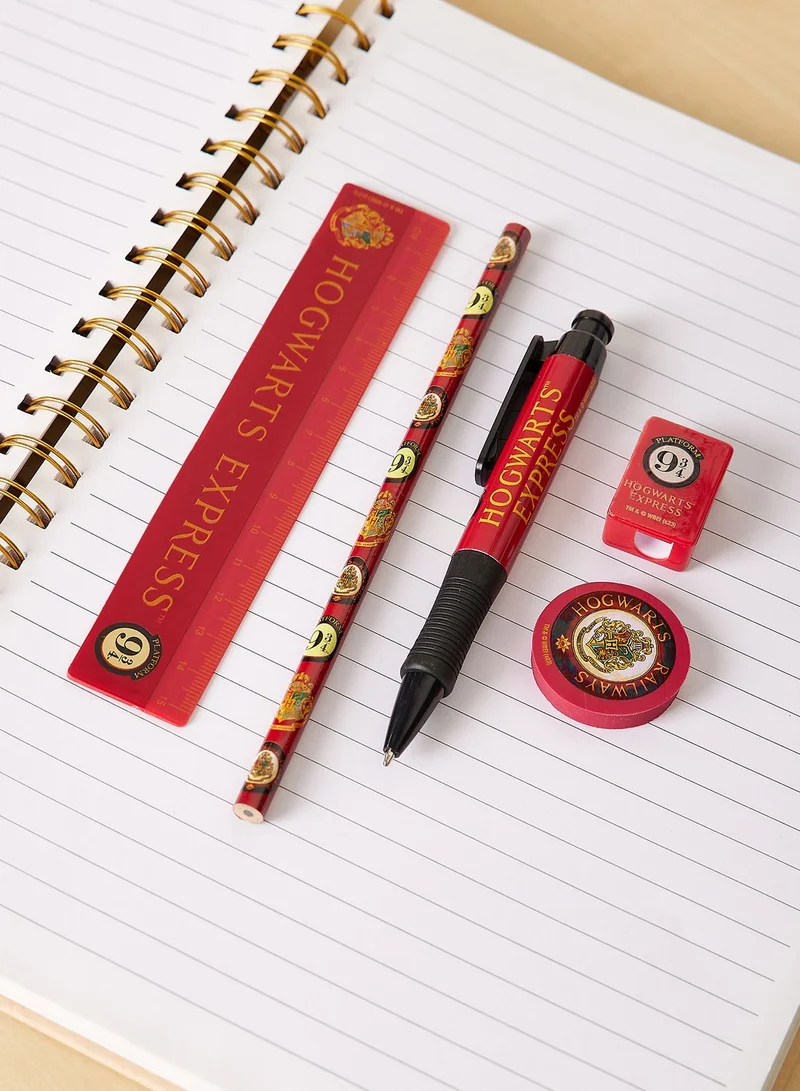 Harry Potter Red Stationery Set Hogwarts Express
