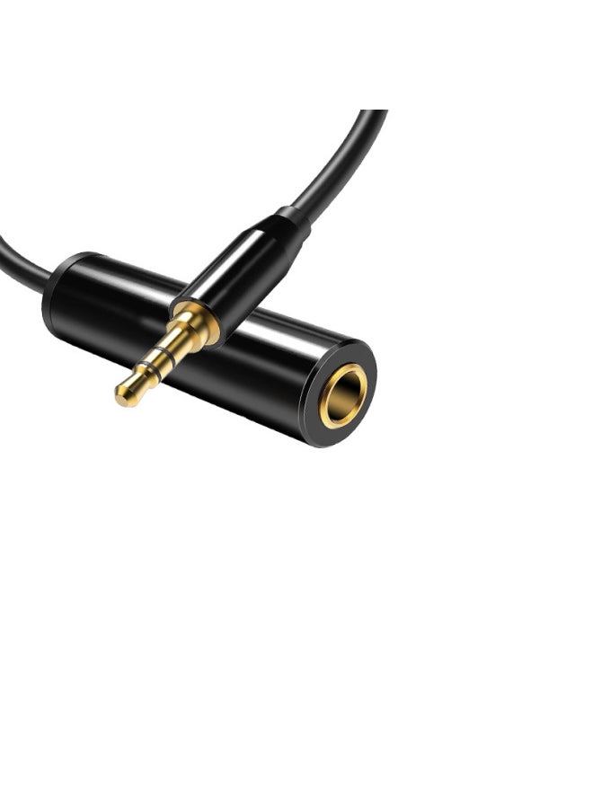 Audio Adapter 3.5 To 6.5 Microphone Adapter Headset To Microphone Male To Female Large To Small Audio Plug-Interface Form:3.5 Revolution 6.5 Mother Black 0.3 M  - Image 1