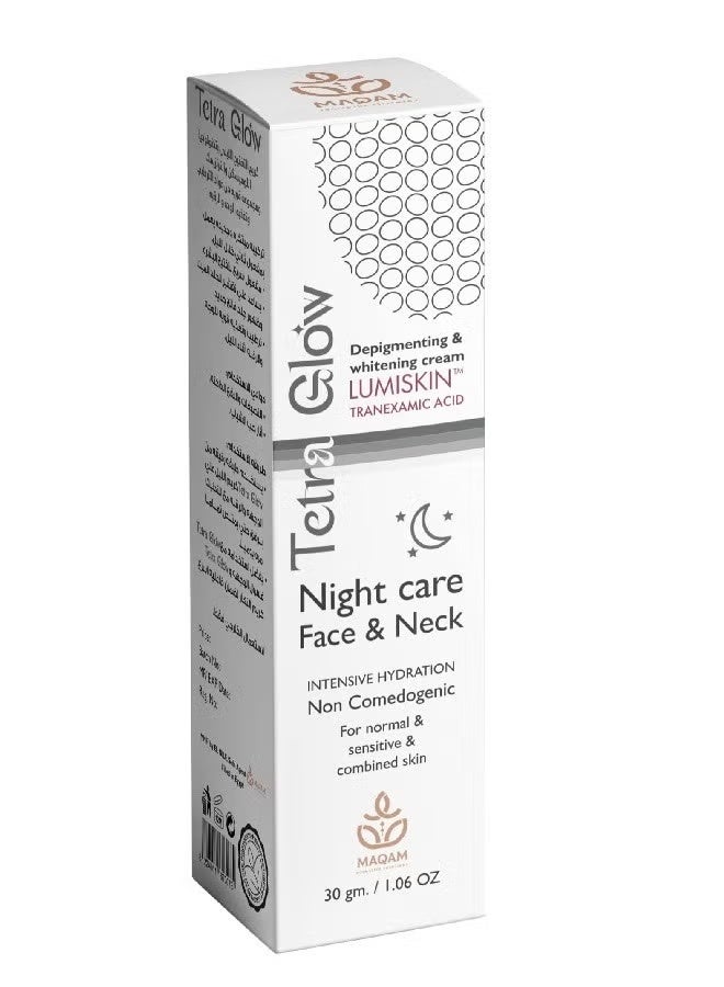 Tetra Glow Face Whitening Cream - Night Care 30 gm