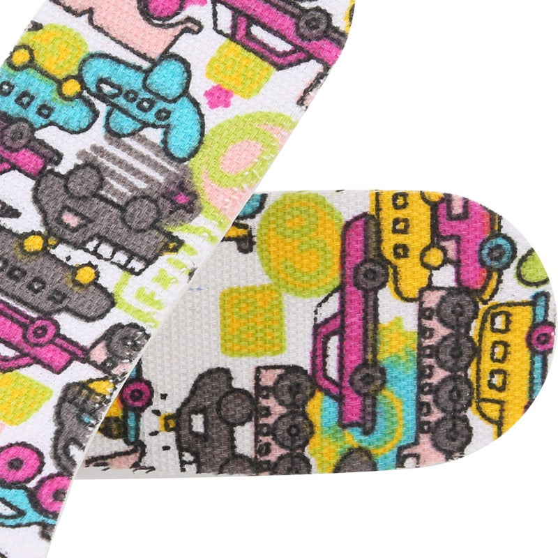 Cartoon Car Kids Breathable Latex Shoe Insoles 1 Pair Cut To Size - Image 3
