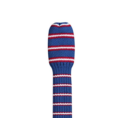 Scott Edward Knit Hybrid Golf Club Covers Fits Hybrids/UT Classical Fine Stripes with Long Neck Funny and Fresh Colors (Blue Red Fine Stripes) - Image 5