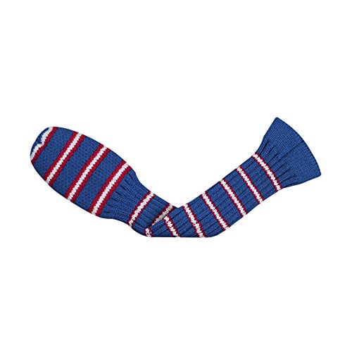 Scott Edward Knit Hybrid Golf Club Covers Fits Hybrids/UT Classical Fine Stripes with Long Neck Funny and Fresh Colors (Blue Red Fine Stripes) - Image 4