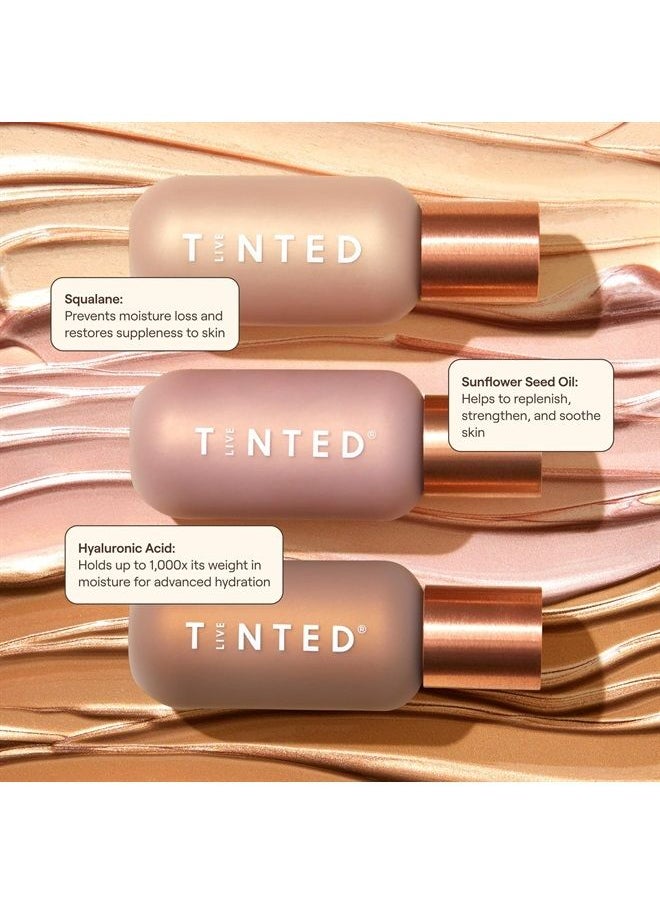 Hueglow Liquid Highlighter Drops in Dawn: Serum-infused Highlighter for Face and Body, Hydrating Lit-from-within Glow, 1.7fl oz / 50mL