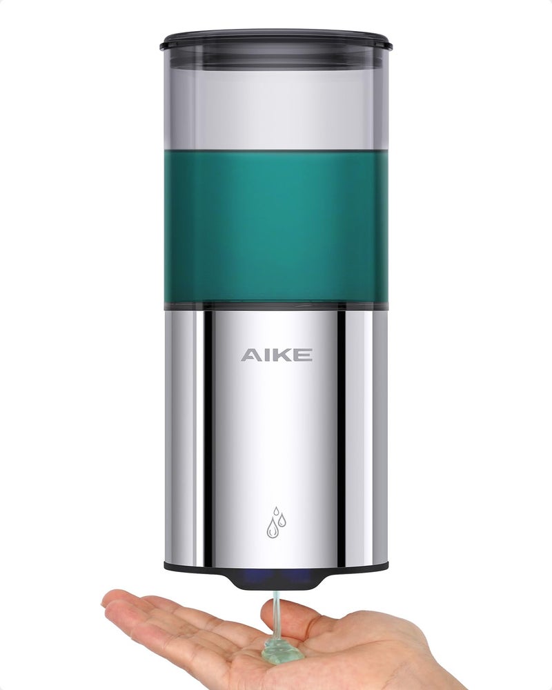 AIKE Automatic Wall Mount Liquid Soap Dispenser for Home and Commercial Bathroom 135oz IPX7 WaterproofPolished Stainless Steel - Image 2