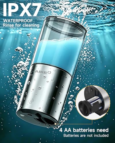 AIKE Automatic Wall Mount Liquid Soap Dispenser for Home and Commercial Bathroom 135oz IPX7 WaterproofPolished Stainless Steel - Image 3