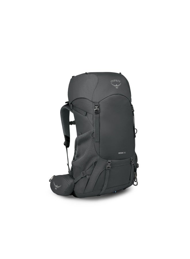 OSPREY Renn 50 Dark Charcoal/Gray Wolf O/S Camping Backpack  - Image 1