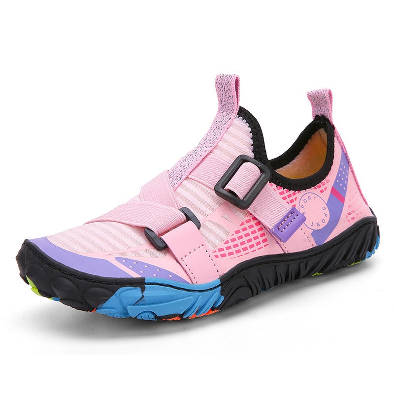 Summer Children''s Beach Swimming Shoes Wading Shoes Women''s Barefoot Diving Girls Outdoor Five-Finger Hiking Shoes Men''s Men''s - Image 1