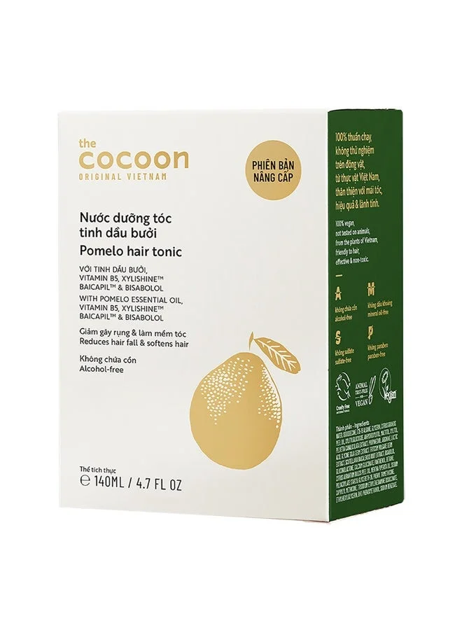The Cocoon Original Vietnam  Pomelo Hair Tonic 140ml Anti Hair Fall Hair Serum Scalp Treatment with Pomelo Extract Vitamin B5 Xylishine Hair Growth Tonic Root Strengthening Nourishing for Thicker Healthier Hair  | Best Price UAE